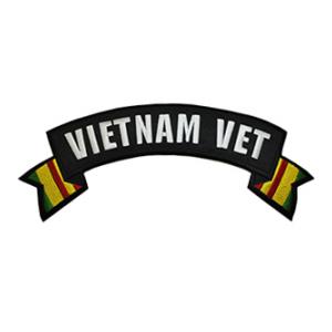 Vietnam Veteran Rocker Back Patch