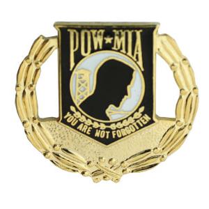 POW * MIA Wreath Pin