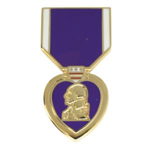 Purple Heart Medal (Hat Pin)