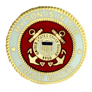 My Son Is In The Coast Guard Pin