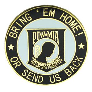 POW * MIA Bring'em Home Pin