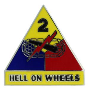 2nd Armored Division Pin