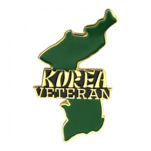 Korea Veteran Map Pin