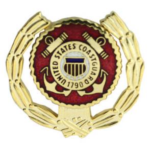 Coast Guard Wreath Pin