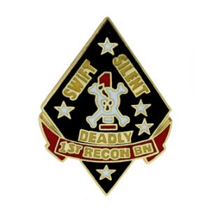 1st Marine Recon Pin