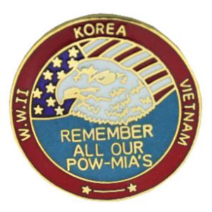 Remember All Our POW & MIA Pin