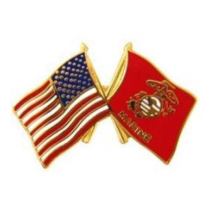 USA  USMC Flag Pin