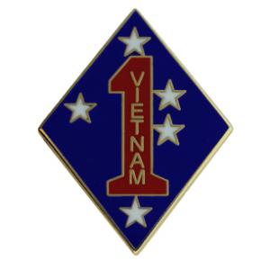 1st Marine Division Vietnam Pin