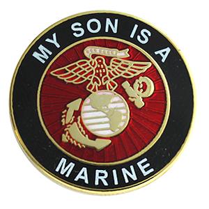 My Son Is A Marine Pin