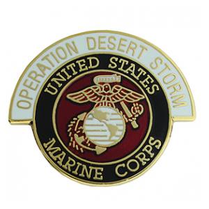 Operation Desert Storm Marine Corps Pin