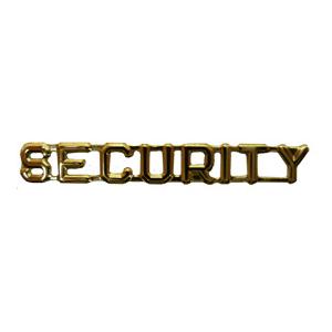 SECURITY Pin (Gold)