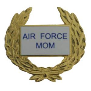 Air Force Mom Wreath Pin