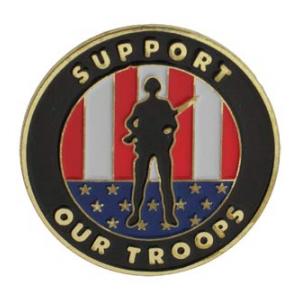 Support Our Troops Pin