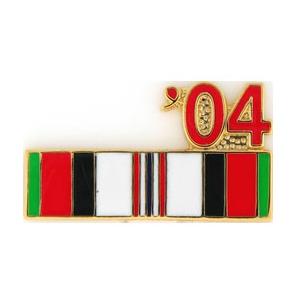 Afghanistan Service Ribbon with 04' Pin