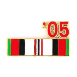 Afghanistan Service Ribbon with 05' Pin