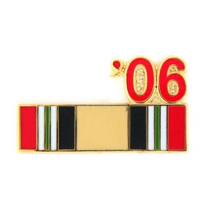 Iraqi Service Ribbon with 06' Pin