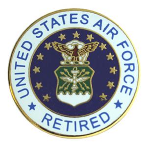 Air Force Retired with Crest