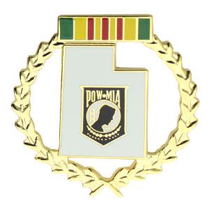 POW * MIA Utah Pin