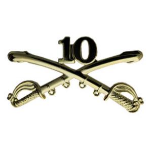 10th Cavalry Cross Sabres Pin