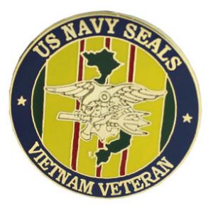 US Navy Seals Vietnam Veteran Pin