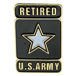 Army Retired Pin