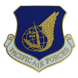 Pacific Air Forces Command Pin (Dark Blue)
