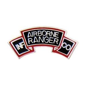 AIrborne Ranger Scroll pin