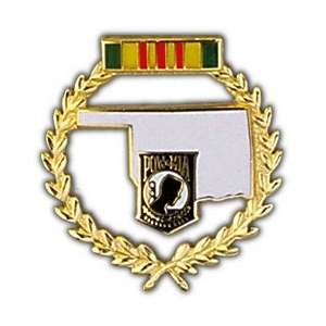 POW * MIA Oklahoma Pin