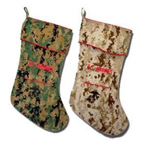 Digital Camo Christmas Stocking
