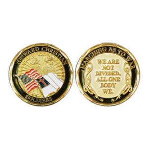 Onward Christian Soldiers Challenge Coin