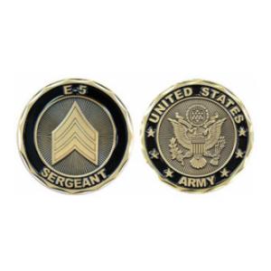 Army Sergeant Challenge Coin