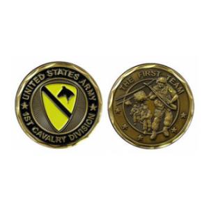 Army First Cavalry Challenge Coin