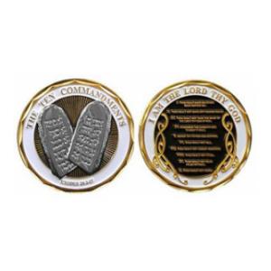 Ten Commandments (Exodus 20:2-17) Challenge Coin