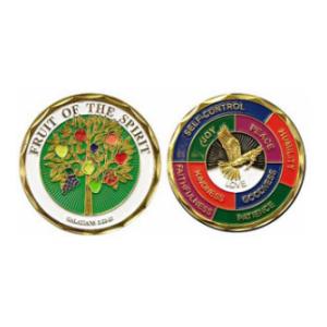 Fruit of the Spirit (Galatians 5:22-23) Challenge Coin