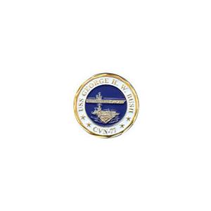 USS George H. W. Bush CVN-77 Challenge Coin