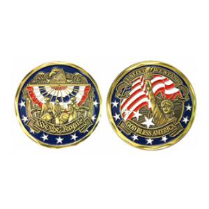 We The People Patriotic Challenge Coin