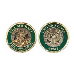 Army St. Michael Challenge Coin