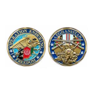 Operation Enduring Freedom Afghanistan Challenge Coin