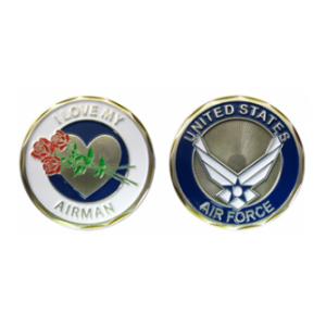 I Love My Airman Challenge Coin