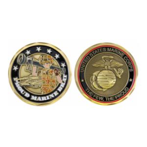 Proud Marine Brat Challenge Coin