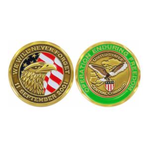 Operation Enduring Freedom September 11th Challenge Coin