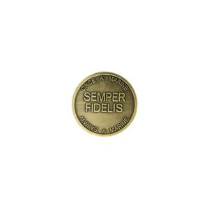 Once A Marine Always A Marine Challenge Coin