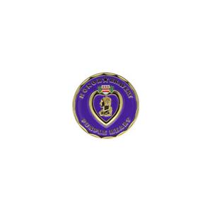 Purple Heart Challenge Coin