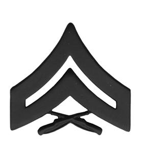 Marine Corps Corporal (Metal Chevron) (Subdued)