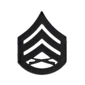 Marine Corps Staff Sergeant (Metal Chevron) (Subdued)