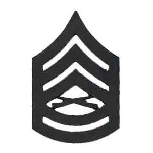 Marine Corps Gunnery Sergeant (Metal Chevron) (Subdued)