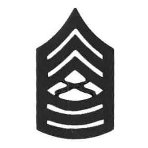 Marine Corps Master Sergeant (Metal Chevron) (Subdued)