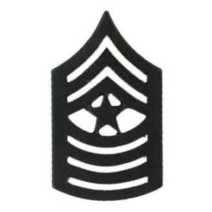 Marine Corps Sergeant Major (Metal Chevron) (Subdued)