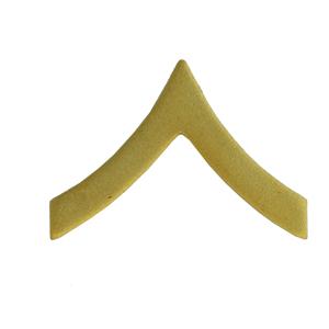 Marine Corps Private First Class (Metal Chevron) (Gold)