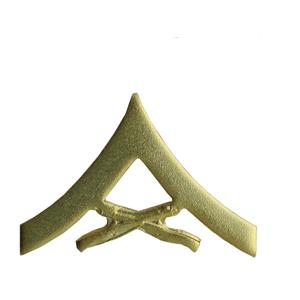 Marine Corps Lance Corporal (Metal Chevron) (Gold)